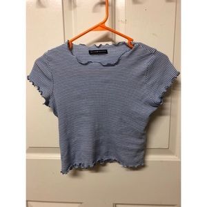 Brandy Melville striped crop top